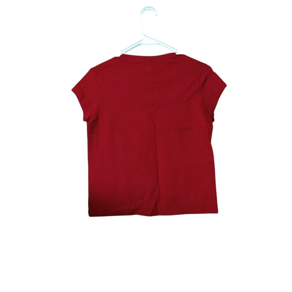 Victoria's Secret Size XS T-Shirts Pullover Casual Lot Of 2 Red Gray Everyday - Picture 5 of 5